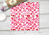 Lips Prints Patterned Adhesive Vinyl 190
